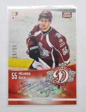 2015-16 Sereal KHL Dinamo Riga Autograph #DRG-AUT-FS Felix Schutz 16/50