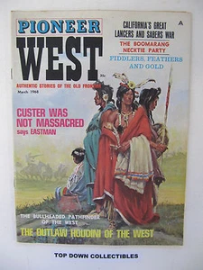 Pioneer West Magazine March 1968 National Cowboy Hall Of Fame, Oklahoma City - Imagen 1 de 2