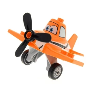 1x Lego Duplo aereo Disney Planes Dusty arancione bianco 13517pb01 crs030 - Foto 1 di 1