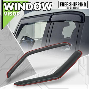 In-Channel Window Visor Sun Guard Vent Wind Deflector fit 07-14 Ford E-150/E-250 - Picture 1 of 2