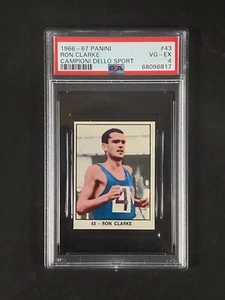 1966 Panini Campioni dello Sport - Ron Clark #43 - PSA 4 - Picture 1 of 2