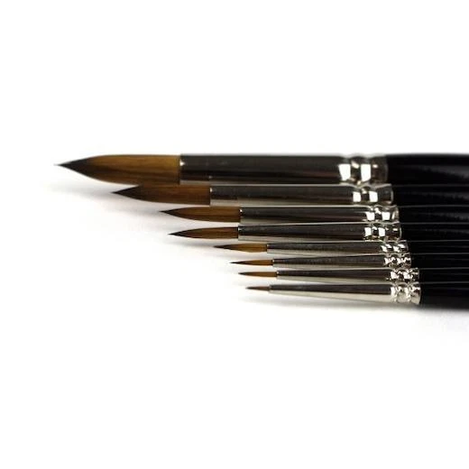 Seawhite vegane synthetische Kolinsky Sandbürsten