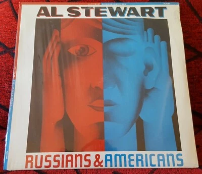 AL STEWART ** Russians & Americans ** ORIGINAL 1984 Spain LP **STILL SEALED** - Image 1 of 2