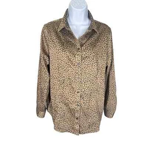 Camisa Chico’s No-Iron Coolmax All Season con botones para mujer talla 2/12-14/grande - Imagen 1 de 4