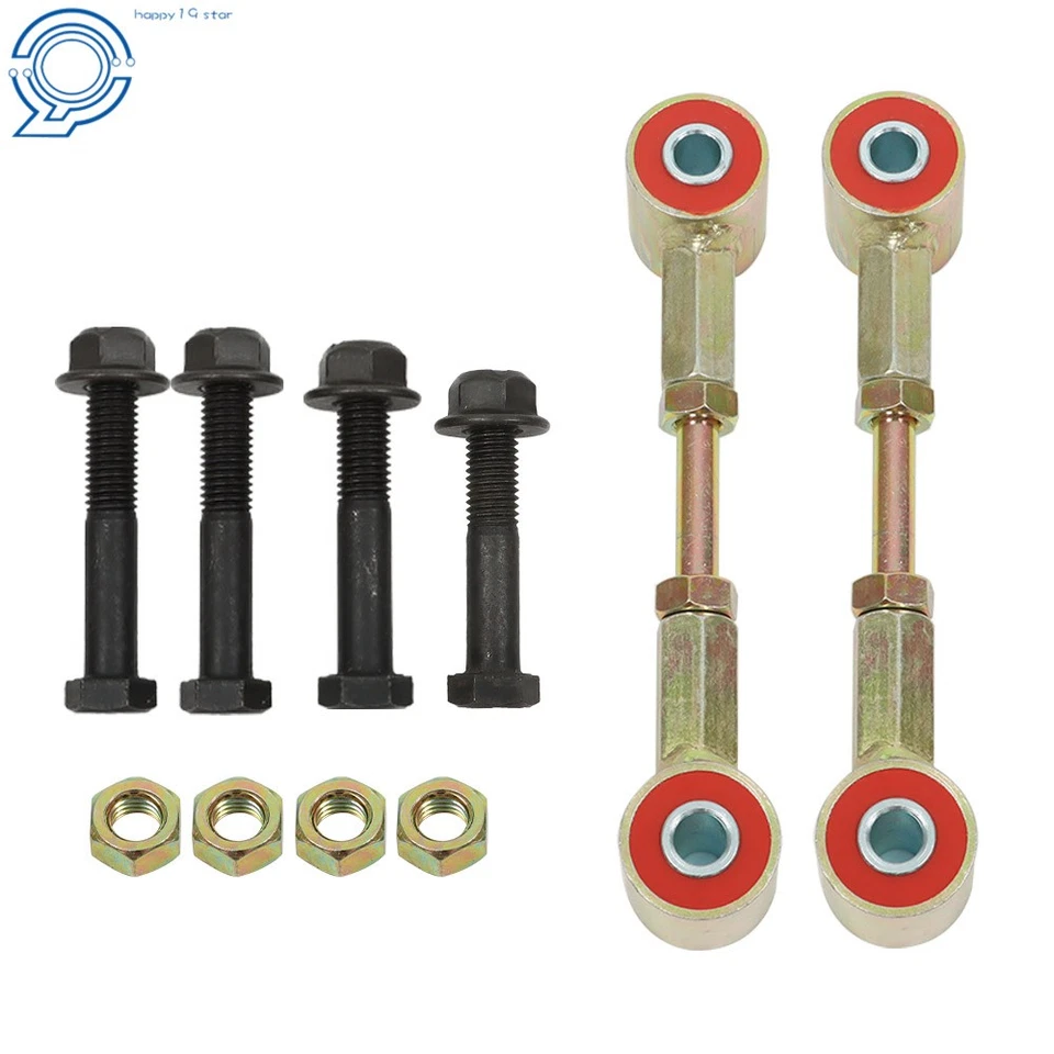 2-4" Lift Kit Front Extended Sway Bar End Link For Jeep Wrangler JK 2007-2018 - Image 1 of 4