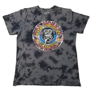 Gas Monkey Garage T-Shirt Tie Dye Men's X Large Fit XXL Big Logo Tee - Picture 1 of 8