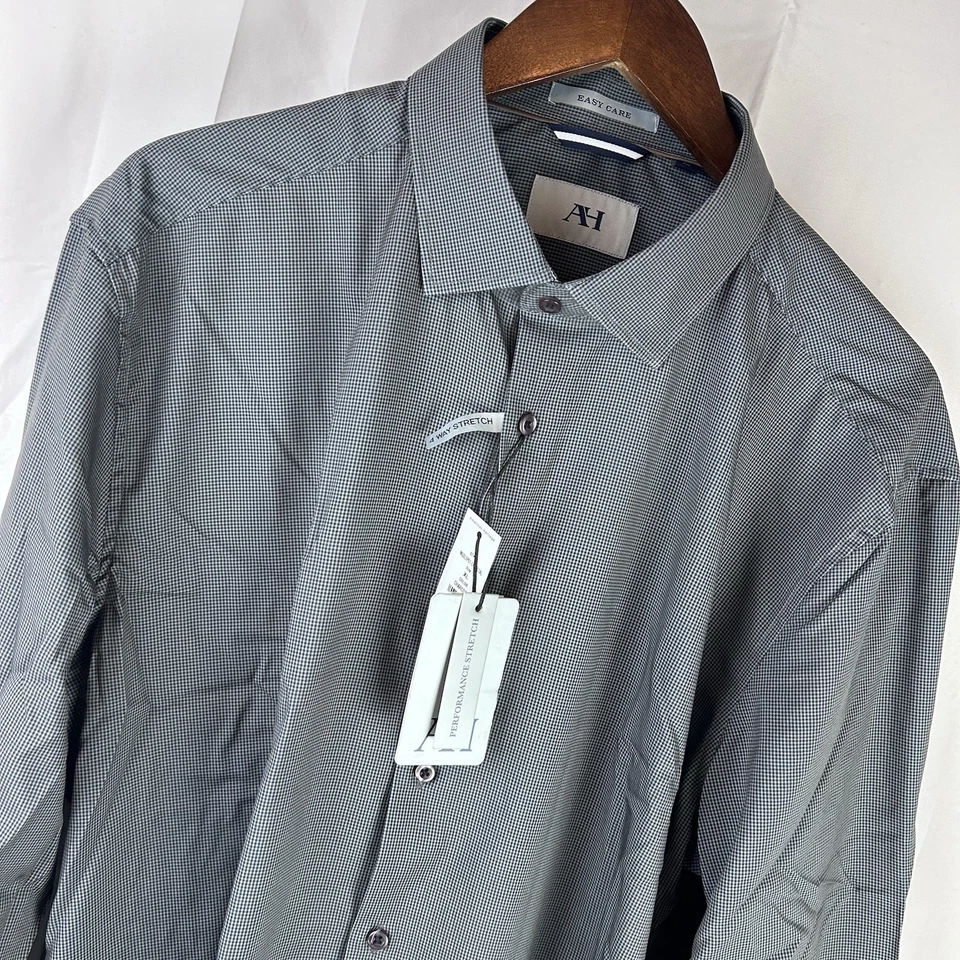 Camisa de manga larga con botones elásticos de 4 vías AH American Heritage para hombre talla XL $115 Foto 1 de 4