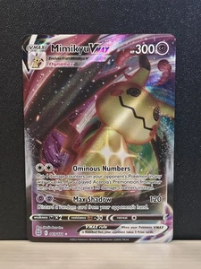 Tarjeta holográfica ultra rara arte completo Pokemon TCG Mimikyu VMAX Brilliant Stars 069/172 - Imagen 1 de 2