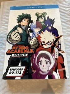 My Hero Academia - Season 5: Episodes 89-113 - Multi DVD/Blu-ray Set (SEALED) - Picture 1 of 2