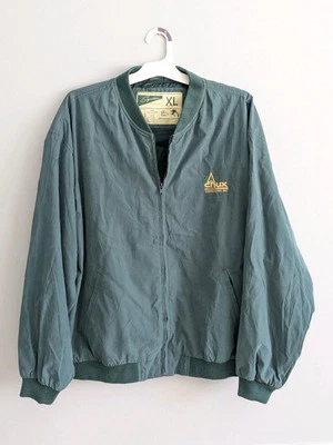 Crest 签名夹克 XL Chux 风景风衣防水复古 — 第 1/4 张图片
