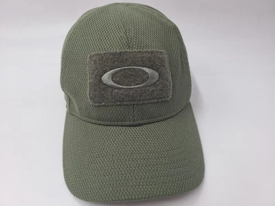 Gorra Oakley Hydrolix Flex Ajustada S-M Poliéster Táctica Papá Hombres Mujeres Verde Foto 1 de 4