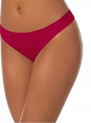 Tanga ropa interior grande Dkny Litewear corte cualquier ropa con logotipo rosa Foto 1 de 4