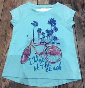 Gymboree Girls Mix N Match Bike I’ll Be At The Beach Shirt Size Xs 4 - Picture 1 of 1