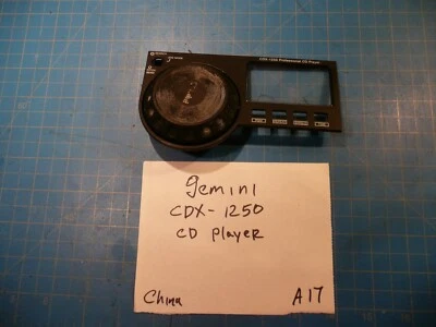 Gemini CDX-1250 MP3 CD Player Replacement Parts Front Face Cover - Image 1 of 3