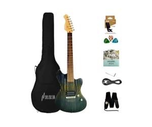 Haze HCOL 19200-7S, American Hard Ash Body, Open-Pored Satin Finish, 7-String El - Picture 1 of 14