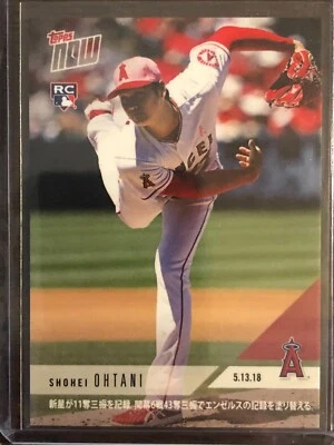 2018 Topps Now #210J Shohei Ohtani Los Angeles Angels RC - Image 1 of 2