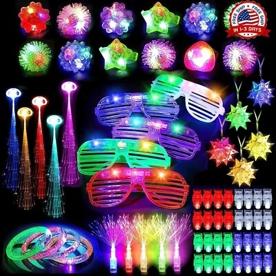 83 Piezas de Luces LED para Fiestas de Juguete Brillante en la Oscuridad Vrillante Foto 1 de 4