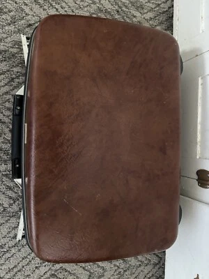 Vintage Samsonite Silhouette Large Brown Hard Shell Suitcase  No Key - Image 1 of 4