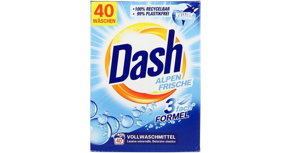 DASH 2.6 KG LESSIVE EN POUDRE UNIVERSEL 40 LAVAGES