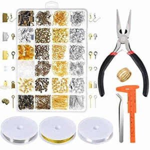 Jewelry Making Supplies Kit & Repair Tools Accessories Findings Beading Wires - Picture 1 of 7