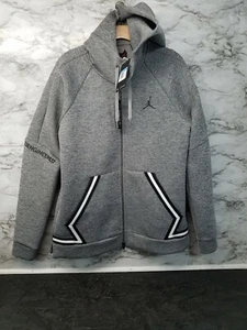 NWT Nike Air Jordan Sportswear Flight Tech Full-Zip Hoodie 939940-091 M 150$ #N - Picture 1 of 11