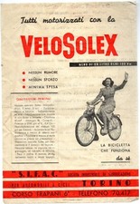 S.I.F.A.C. Torino , bicicletta motorizzata Velosolex , pubblicita'