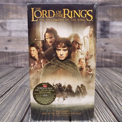 Lord Of The Rings: The Fellowship Of The Ring (VHS, 2001) New/Sealed — 第 1/4 张图片