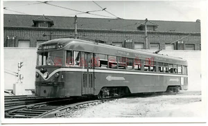 2BB536 RP 1941 PHILADELPHIA SUBURBAN TRANSPORTATION RAILWAY CAR #1 MEDIA SIGN - Picture 1 of 1