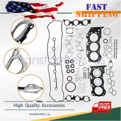 Fits 03-06 Toyota 4Runner Tacoma FJ Cruiser 4.0L DOHC Head Gasket Set 1GRFE - Image 1 of 4