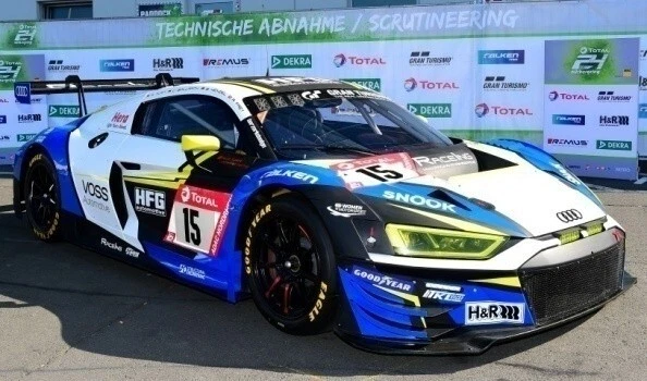 Spark Model AUDI R8 Gt3 N.15 24 H Nurburgring 2020 Henzelfrey-bollrath-aust 1 4