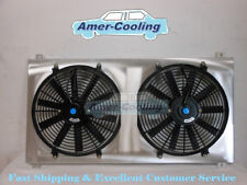 Aluminum Radiator Shroud + Fan For GMC Yukon / Yukon XL 1500 2500 Hummer H2