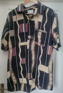 Camicia blusa donna - Christian Dior - nero marrone - taglia 43/44 XL - Foto 1 di 5