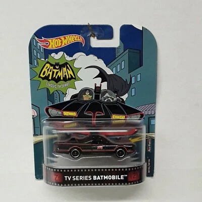 风火轮复古娱乐电视系列 BATMOBILE 真骑手全新收藏品  — 第 1/4 张图片