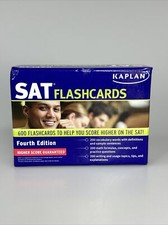 Kaplan 4th Edition SAT Flashcards 600 Cards COMPLETE Vocabulary Math Writing