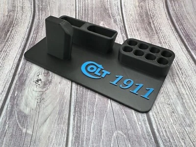 Colt 1911 .45 ACP Pistol Display Stand With Mag Holder  - Image 1 of 4