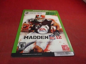 Madden NFL 12 Xbox 360 Blockbuster Store Promo Display Card NUR - Bild 1 von 2