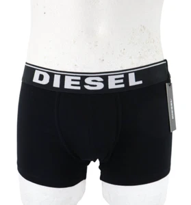 DIESEL Underwear Men's LARGE Black Stretched Logo Boxer Brief - Picture 1 of 9
