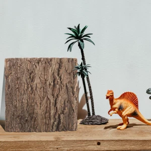 Real Bark Background Board Reptile Basking Platform Climbing Decor - Picture 1 of 12