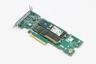 Dell 2x M.2 Boss SSD PCIe Adapter W/2x 240GB SSD Dell P/N: 072WKY 0CM88M 0TC2RP - Image 1 of 4