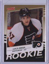 2008-09 LUCA SBISA UPPER DECK VICTORY ROOKIE GOLD PARALLEL