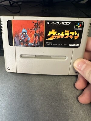Ultraman - Nintendo Super Famicom SNES NTSC-J JAPAN 1990 Game - Image 1 of 2