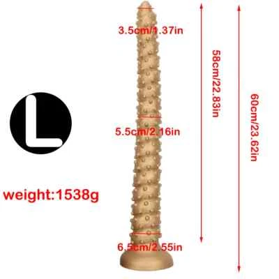 Consolador Dilatador Anal Masturbación Juguetes Adultos Enormes Enchufe Anal Hilo Súper Largo 60cm Foto 1 de 4