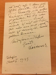 Autogrammbrief von Alfred Lichtwark - Bild 1 von 1