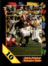 1991 Wild Card Draft 2 Kelvin Pritchett 10 STRIPE Ole Miss Rebels