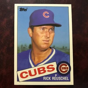 1985 Topps TIFFANY Set RICK REUSCHEL #306 CHICAGO CUBS ** MINT ** HIGH GRADE ** - Picture 1 of 2