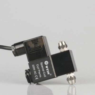 Electroválvula magnética de CO2 regulador baja temperatura acuario pecera válvula solenoide Foto 1 de 4