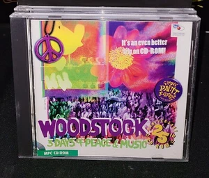 Woodstock 25th Anniversary CD-ROM *BROKEN CASE - Picture 1 of 2