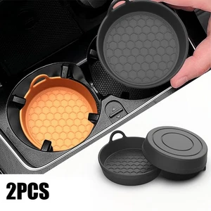 Almohadilla de silicona universal para posavasos con inserción antideslizante para coche 2 piezas - Imagen 1 de 16