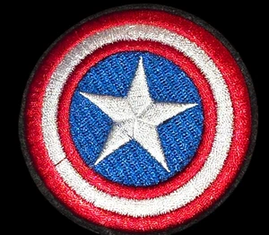 CAPTAIN AMERICA SHIELD 2 INCH PATCH - NEW - Picture 1 of 2