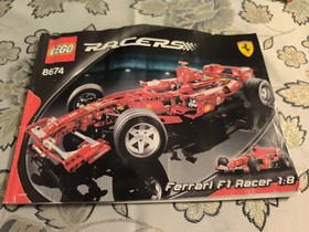 Lego Instructions 7674 Racers Ferrari F1 Racer 1:18 Instruction Only